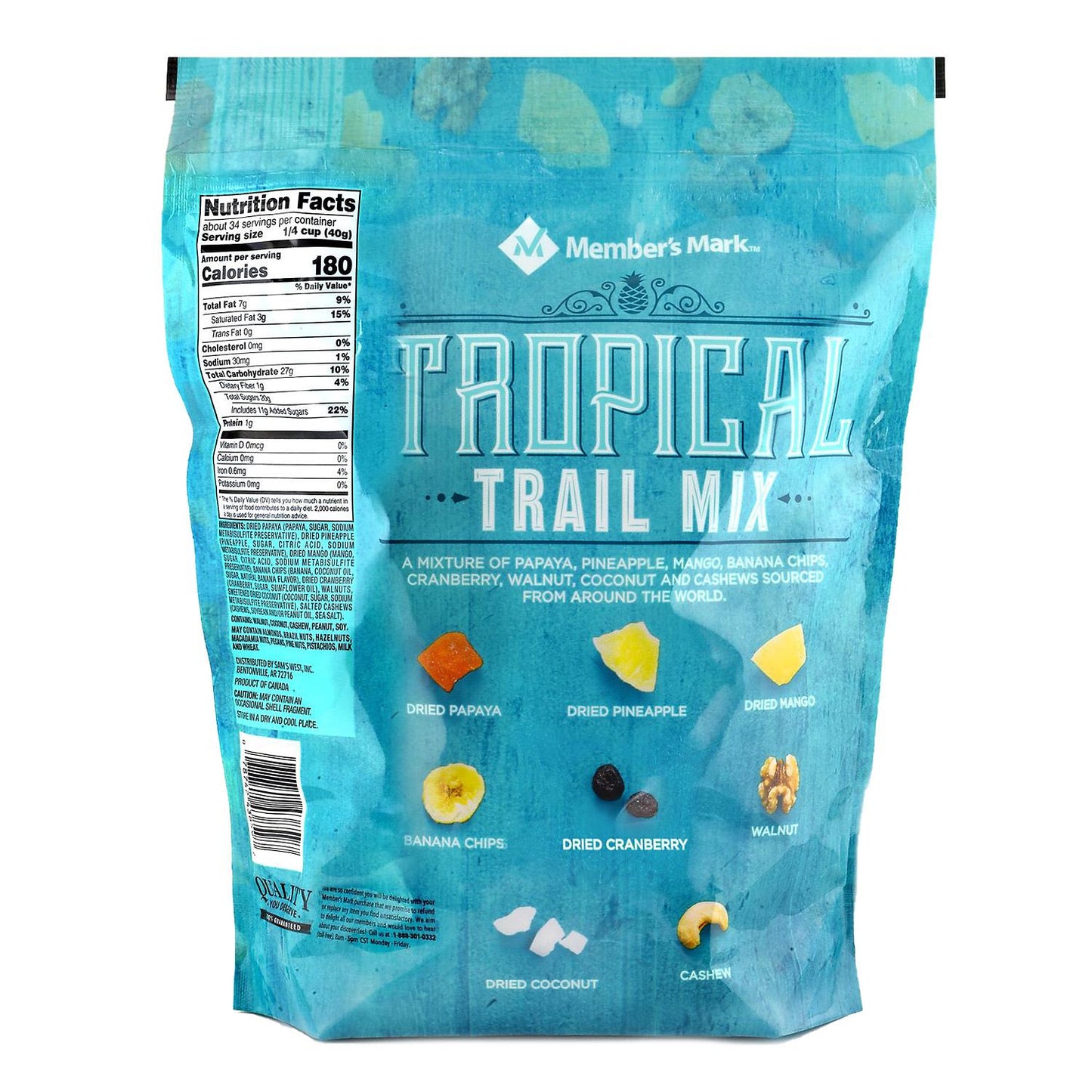 Member's Mark Tropical Trail Mix (48 oz.)