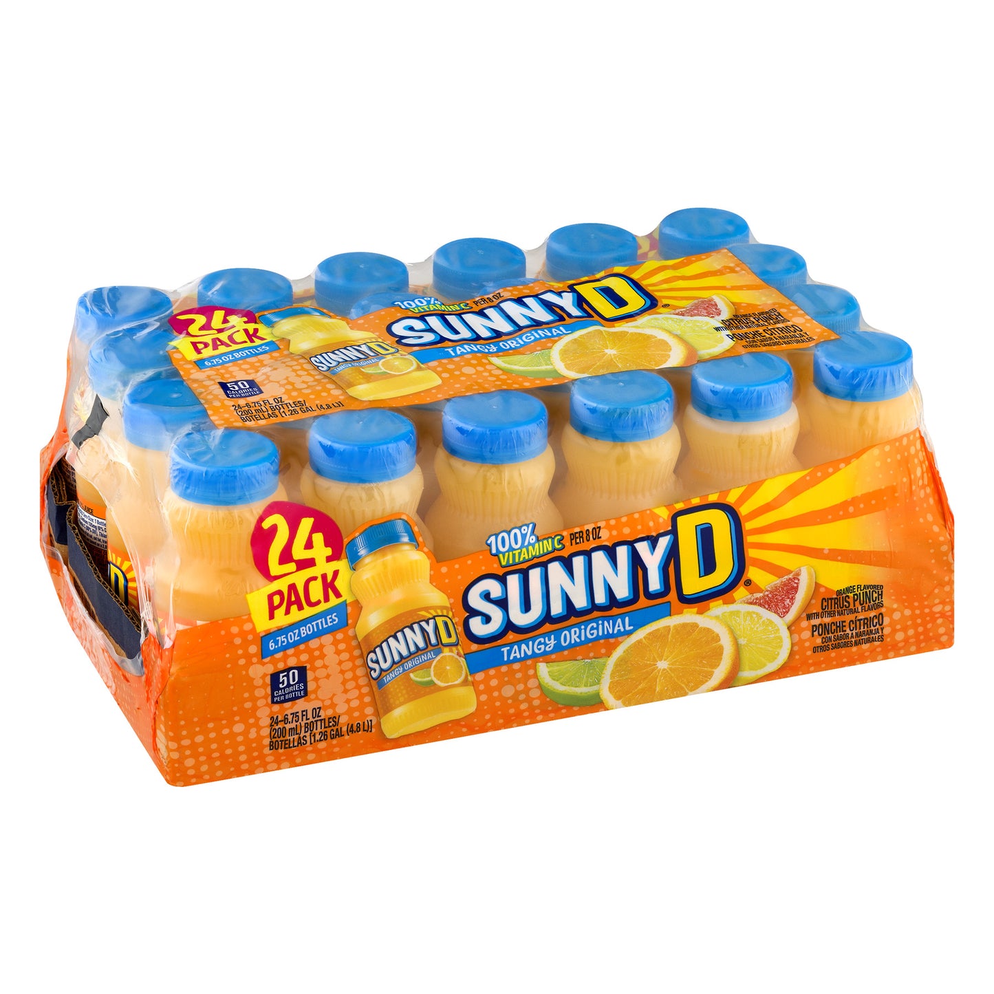 SunnyD Tangy Original Orange Flavored Citrus Punch (6.75 fl. oz. bottle, 24 pk.)