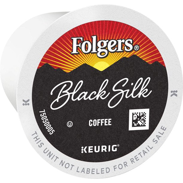 Folgers Black Silk Coffee K-Cups, Dark Roast (100 ct.)