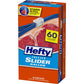 Hefty Slider Freezer Storage Bags, Gallon Size, 60 Count
