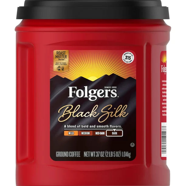 Folgers Black Silk Ground Coffee (40.3 oz.)