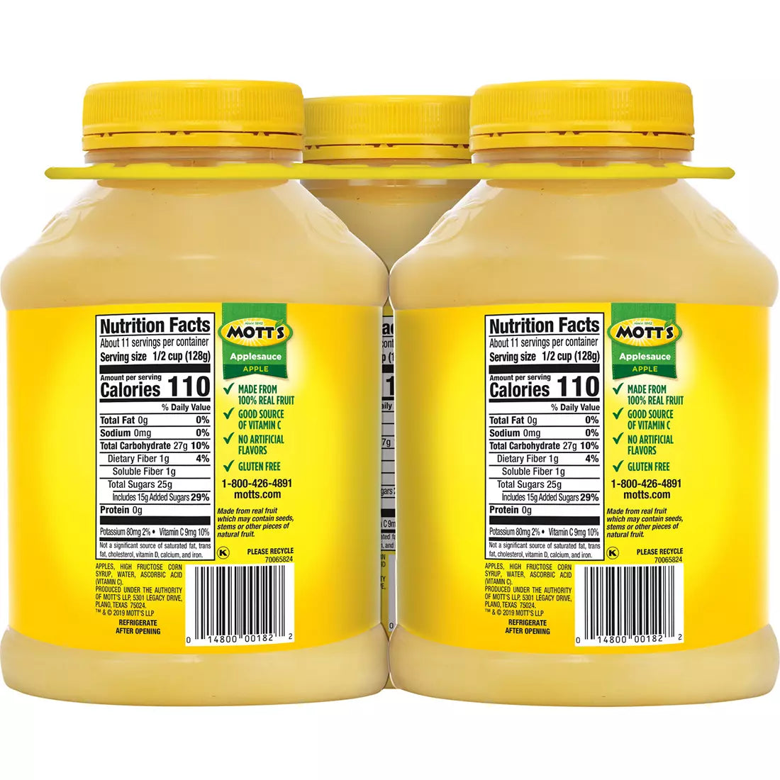 Mott's Apple Sauce, 3 pk./48 oz.