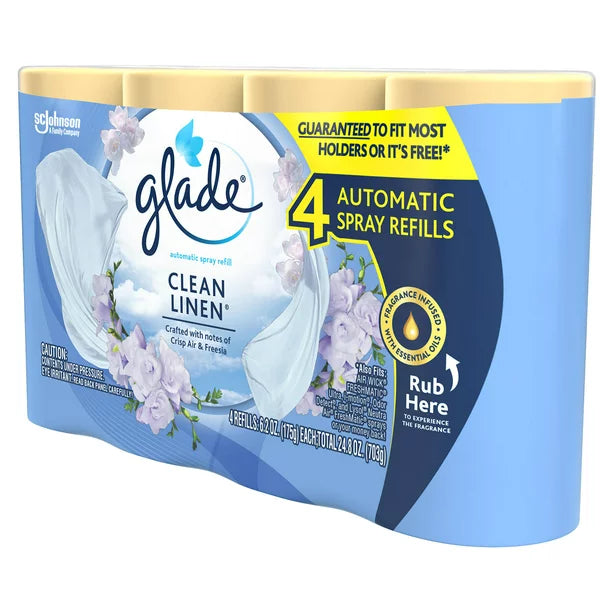 Glade Automatic Spray Air Freshener Refill, 4 pk.