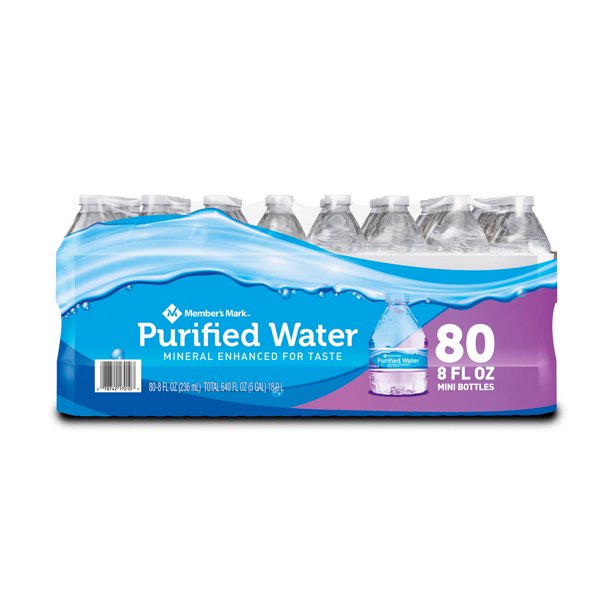 Member's Mark Purified Bottled Water (8 fl. oz., 80 pk.)