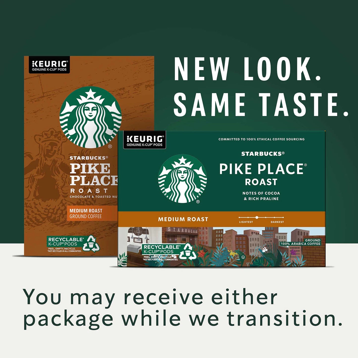 Starbucks Pike Place K-Cups, Medium Roast (72 ct.)