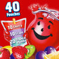 Kool-Aid Jammers Tropical Punch, Grape and Cherry Artificially Flavored Soft Drink Variety Pack (6 fl. oz., 40 pk.)