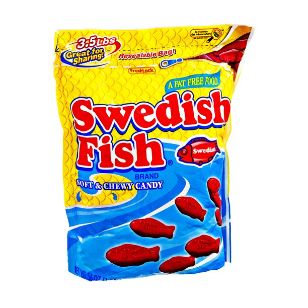 Swedish Fish Mini Soft & Chewy Candy, 3.5 lbs.