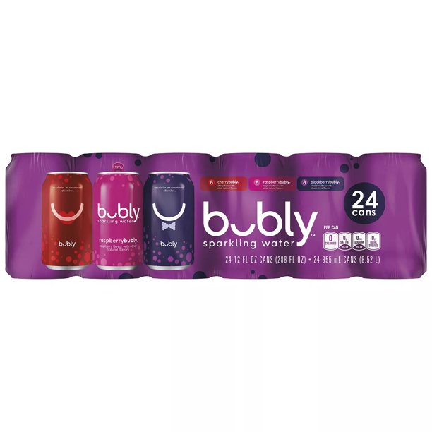 bubly Sparkling Water Variety Pack (12 fl. oz., 24 pk.)