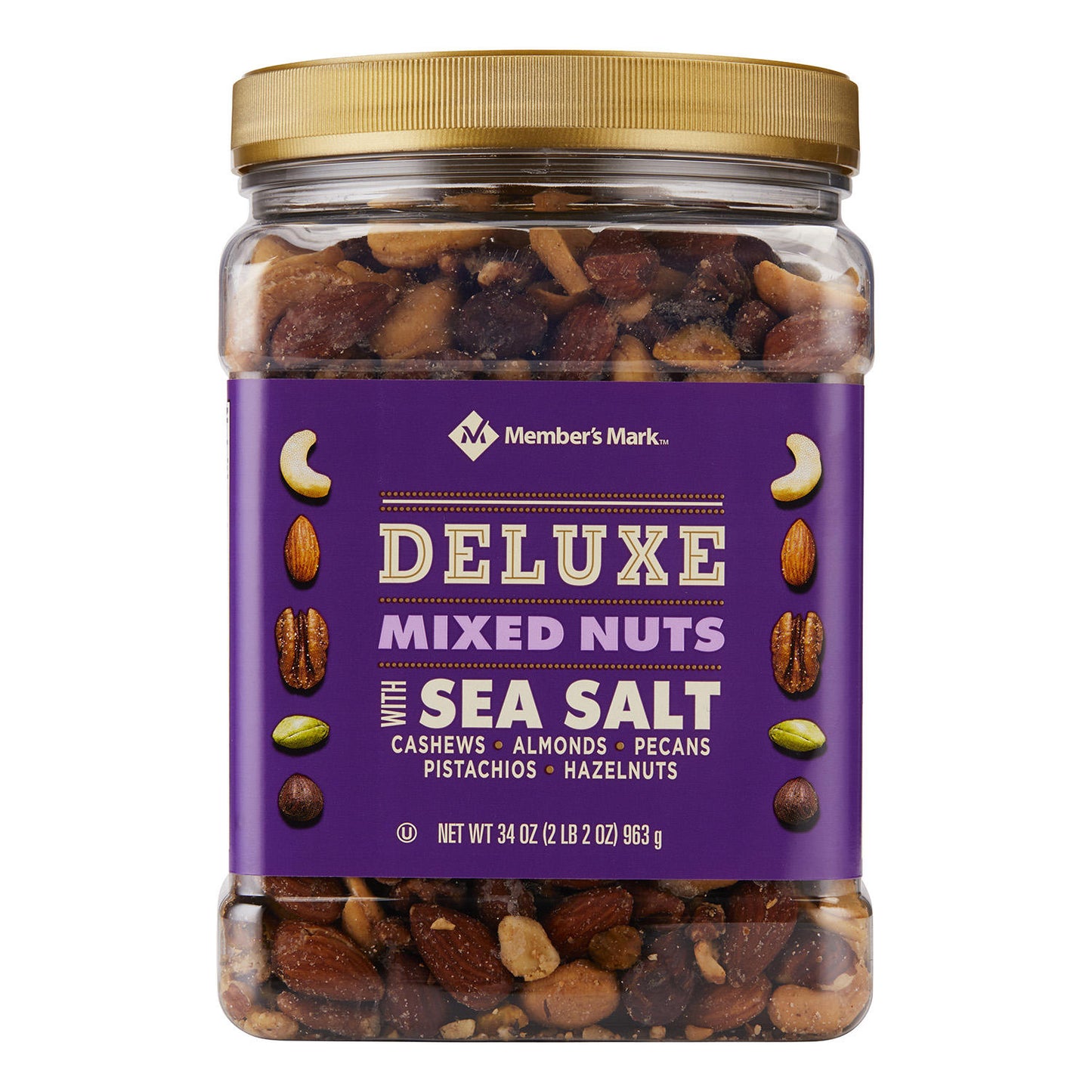 Member's Mark Deluxe Mixed Nuts with Sea Salt (34 oz.)