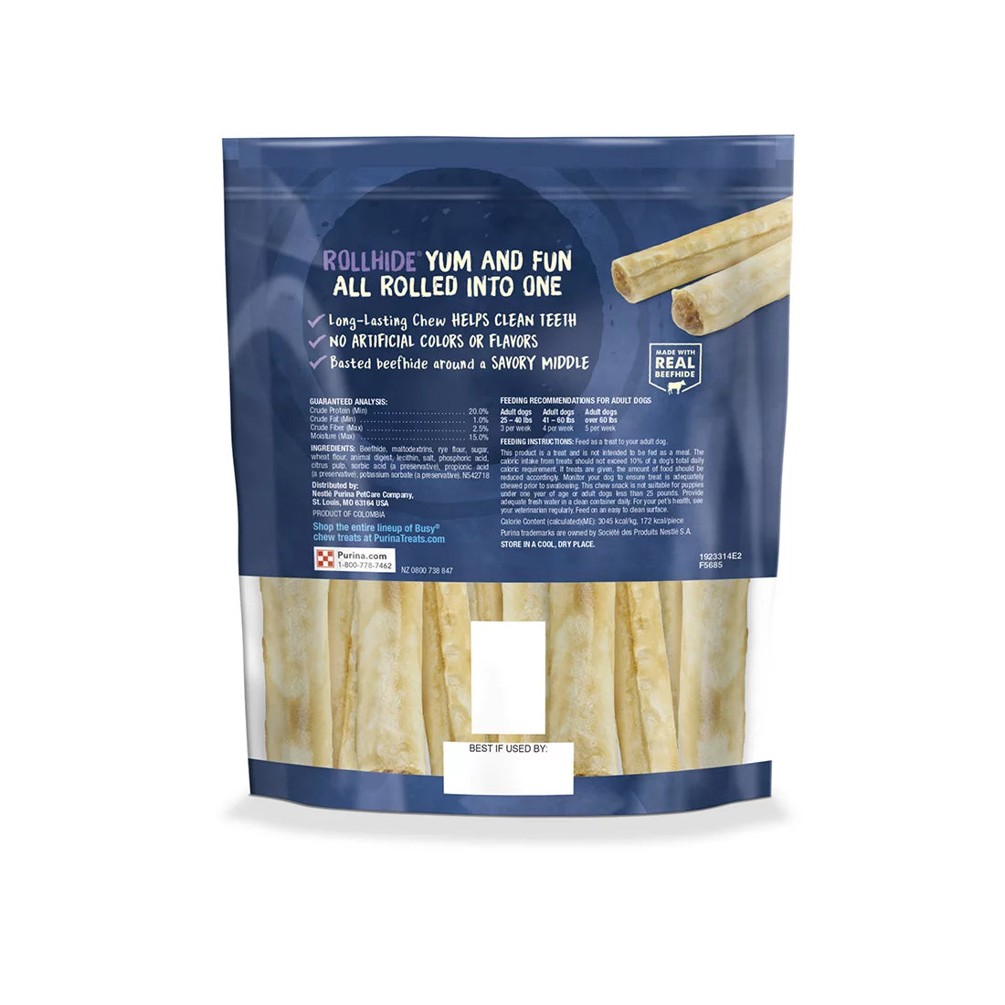 Purina Busy Rollhide Small/Medium Dog Treats, 15 ct.