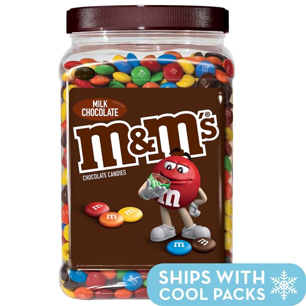 M&M'S Milk Chocolate Candy Bulk Jar (62 oz.)
