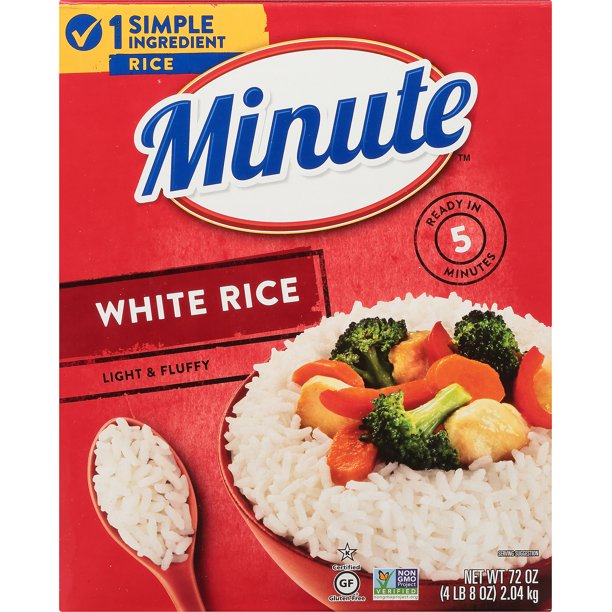 Minute Instant Light and Fluffy White Rice (72 oz.)