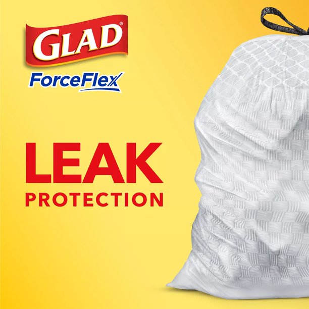 Glad ForceFlex Tall Kitchen Trash Bags, Gain Original Scent with Febreze Freshness (13 gal., 150 ct.)