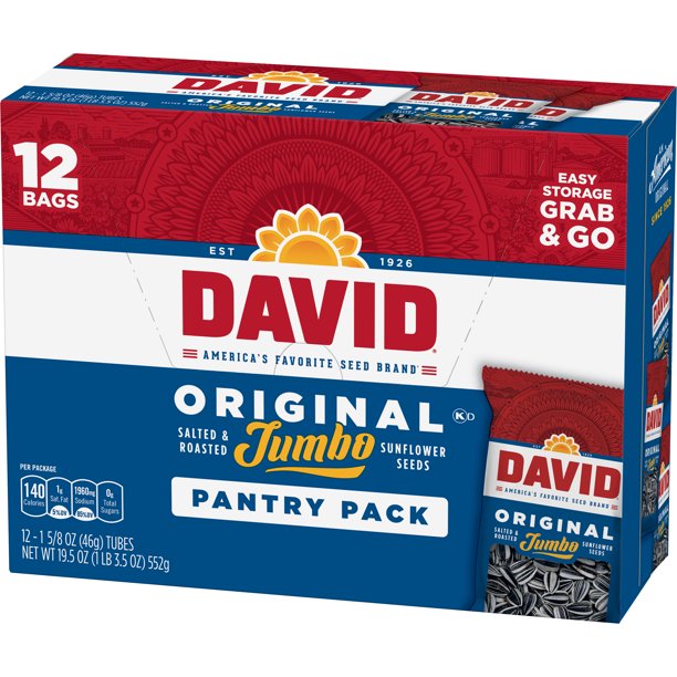 David Sunflower Seeds (1.75 oz., 24 ct.)