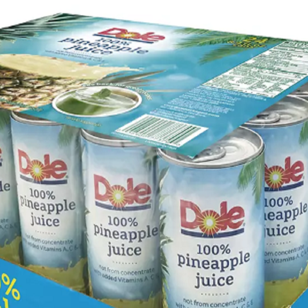 Dole 100% Pineapple Juice, 24 pk./8.4 oz.