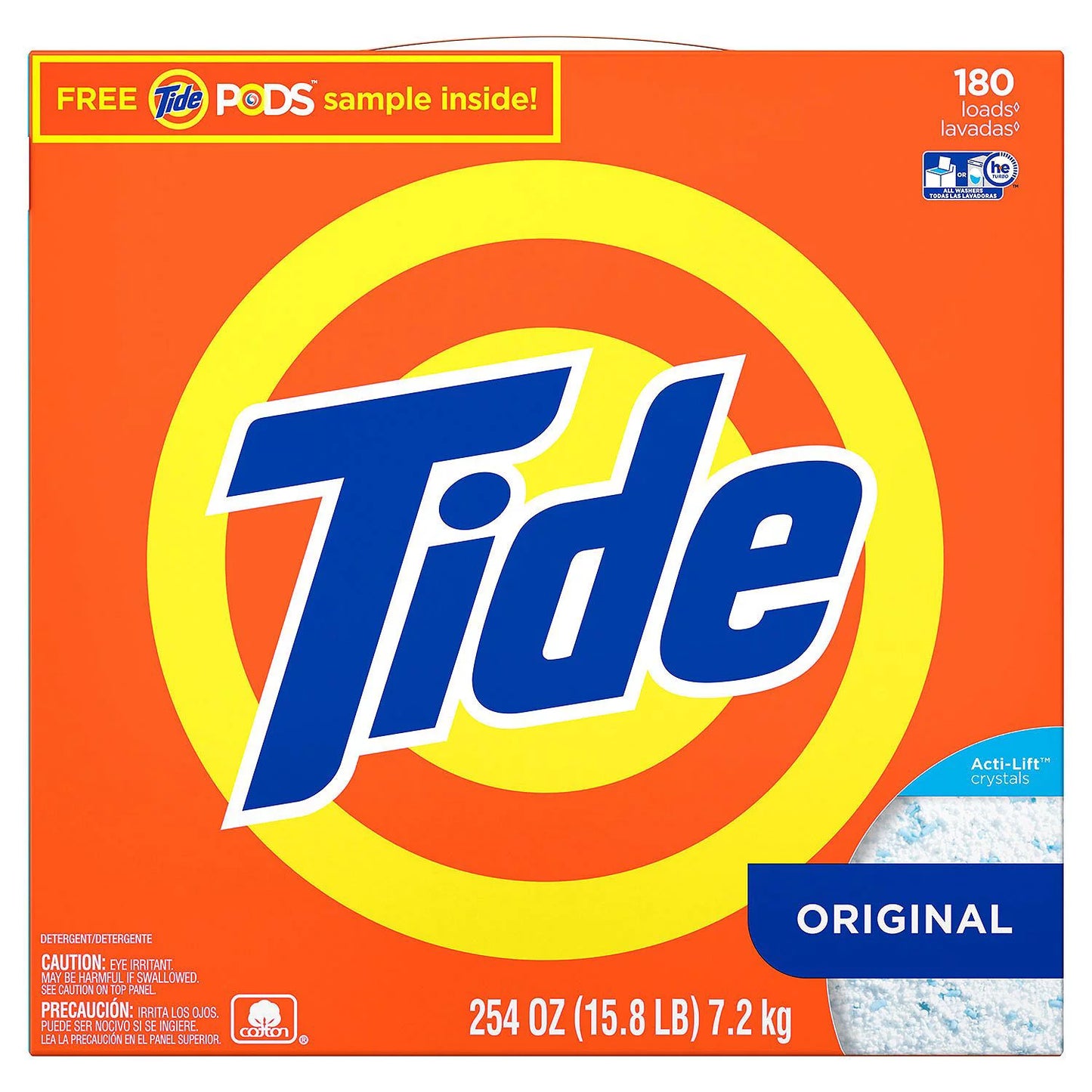 Tide HE Ultra Powder Laundry Detergent (254 oz., 180 loads)