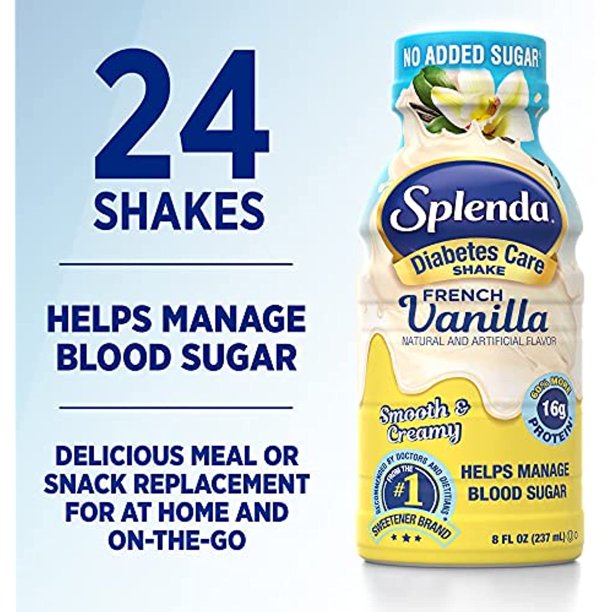 Splenda Diabetes Care Shakes, French Vanilla (8 fl. oz., 24 ct.)