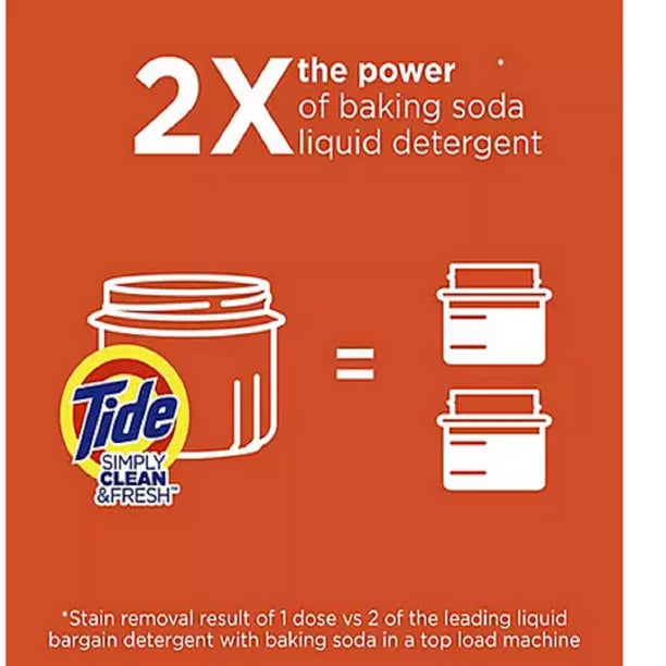 Tide Simply Clean and Fresh Ultra Concentrated Liquid Laundry Detergent, 208 fl. Oz.