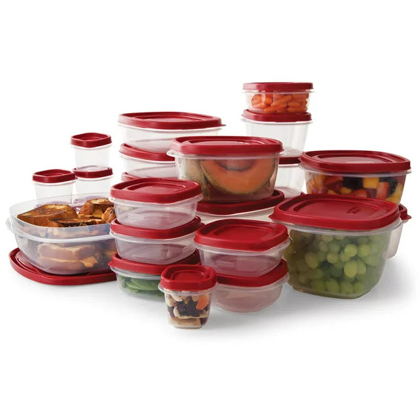 Rubbermaid 50-Piece EasyFindLids Vented Food Storage Set