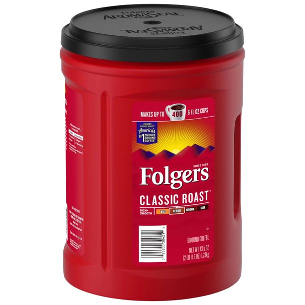 Folgers Classic Roast Ground Coffee (43.5 oz.)