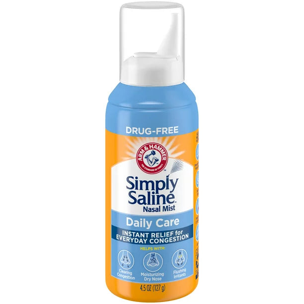 Simply Saline Adult Nasal Mist Daily Care (3 pk. 4.5 oz./pk.)