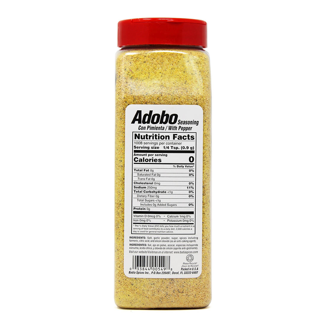 Badia Adobo Seasoning With Pepper, 32 oz.