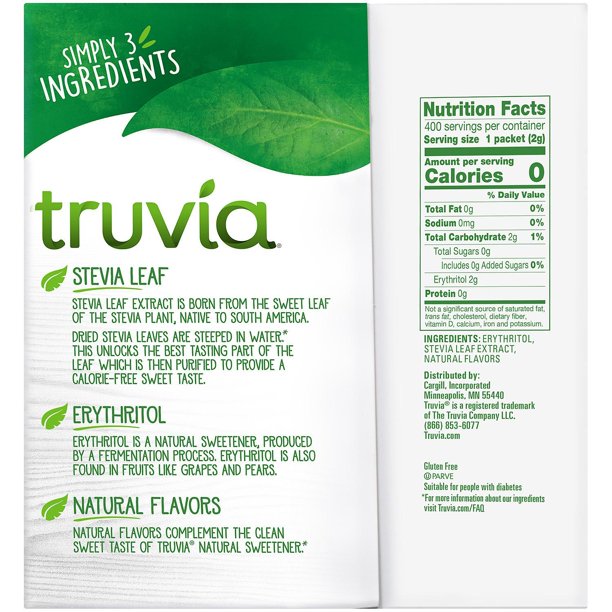 Truvia Original Calorie-Free Natural Sweetener (400 ct.)