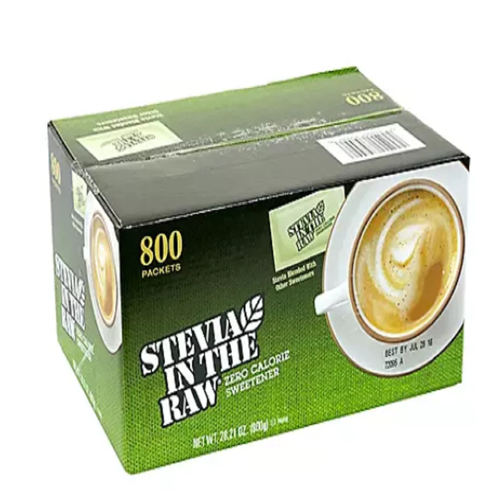 Stevia In The Raw Plant-Based Zero Calorie Sweetener Packets (800 ct.)