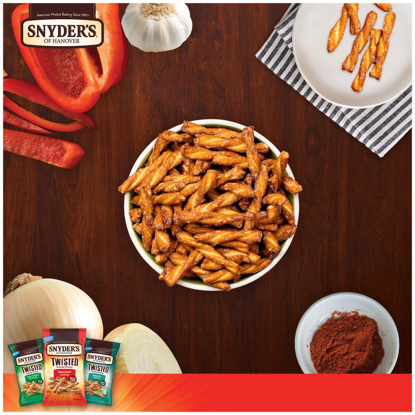 Snyder's of Hanover Twisted Pretzel Sticks (22 oz.)