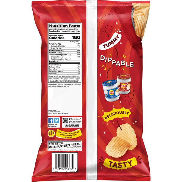 Lay's Wavy Potato Chips (16.375 oz.)