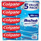 Colgate Max Fresh Toothpaste with Mini Breath Strips, Cool Mint (7.3 oz., 5 pk)