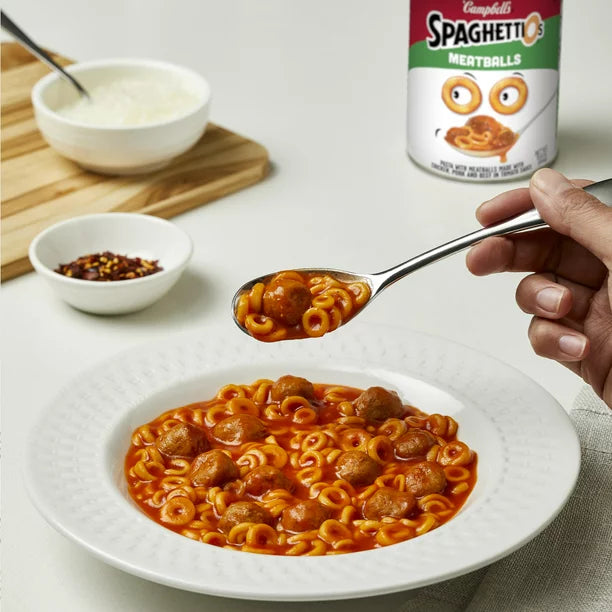 Campbell's SpaghettiOs Canned Pasta with Meatballs (15.6 oz., 12 pk.)