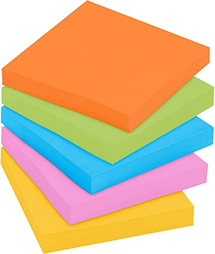 Post-it Notes Super Sticky Pads in Rio de Janeiro Colors, 3 x 3, 70-Sheet Pads, 24/Pack