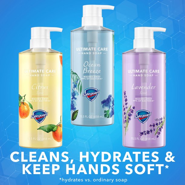 Safeguard Liquid Hand Soap Ultimate Care Pack (15.5 fl. oz. 3 pk.)