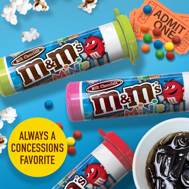 Milk Chocolate M&M's Mini Tubes, 24 ct.