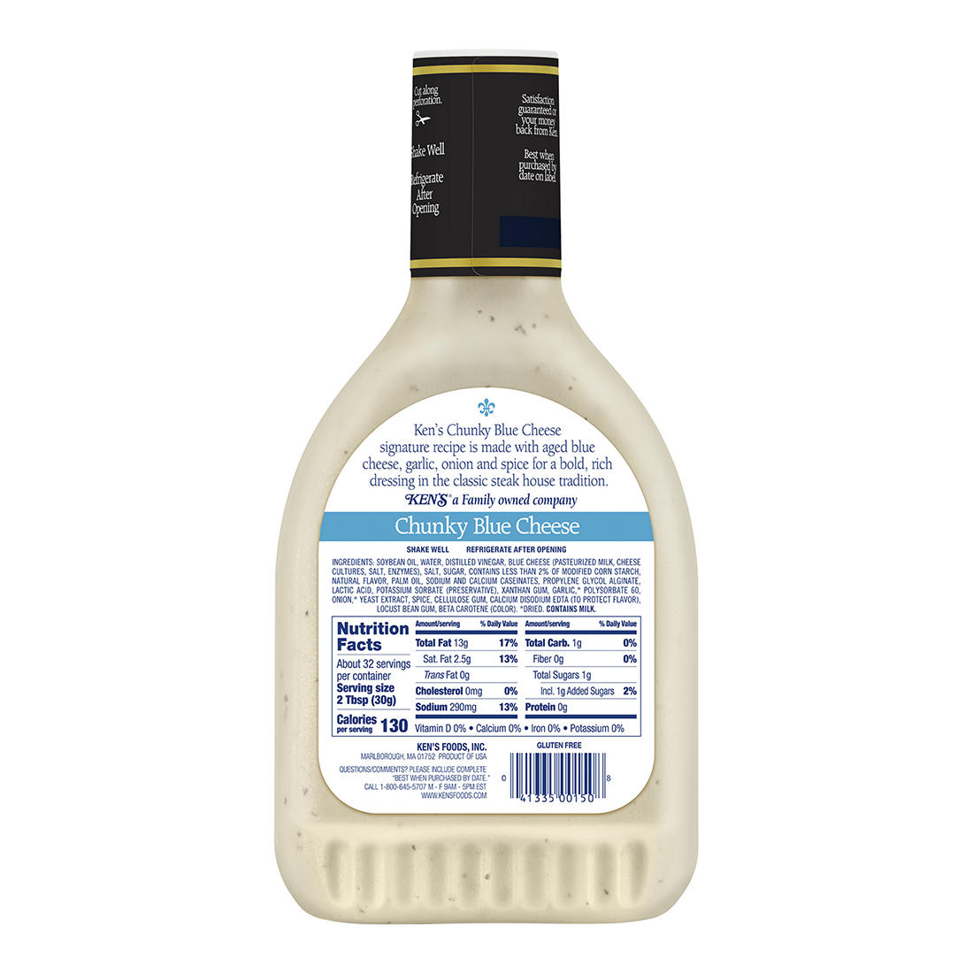 Ken's Steak House Chunky Blue Cheese, 32 oz.