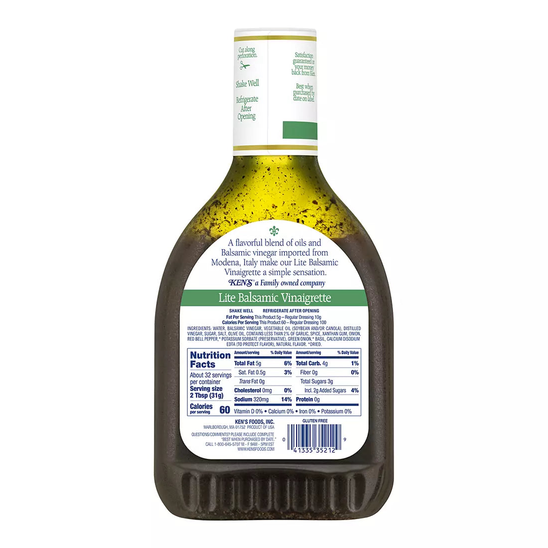 Ken's Steak House Balsamic Vinaigrette Dressing, 32 fl. oz.