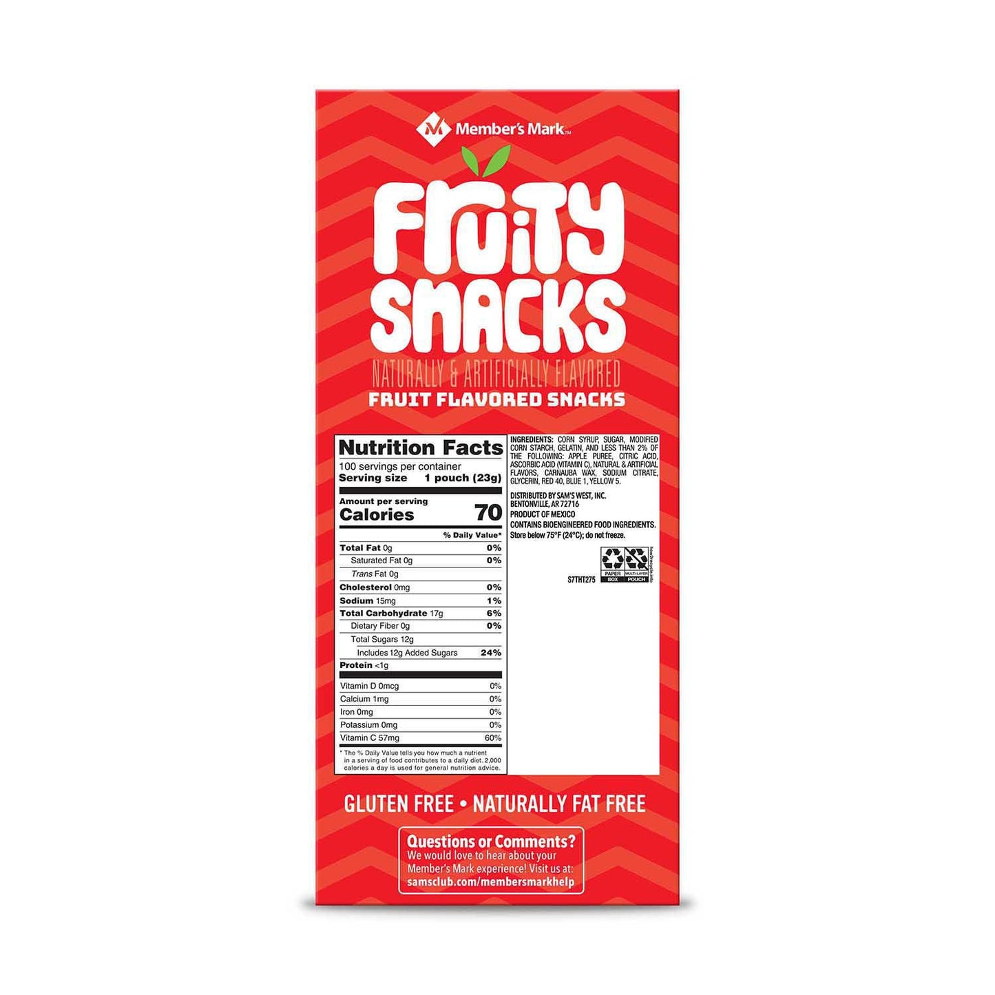 Member's Mark Fruity Snacks (80 oz., 100 ct.)