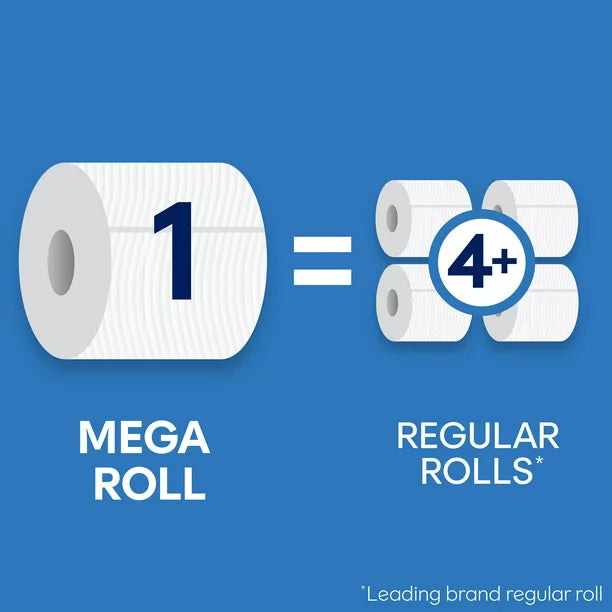 Cottonelle Ultra Clean Toilet Paper, 12 Mega Rolls