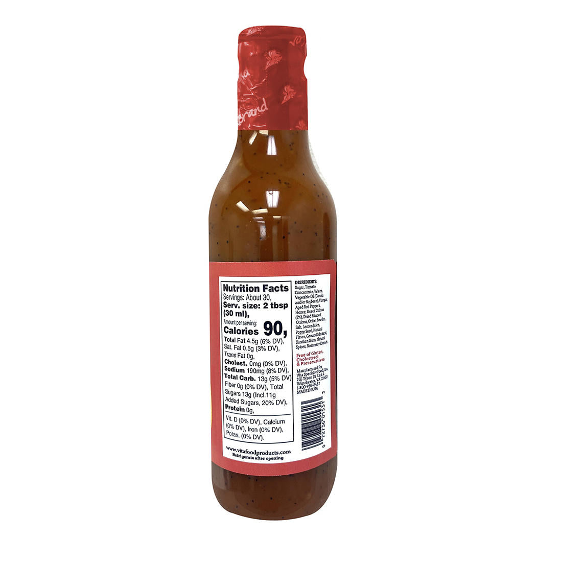 Virginia Brand Honey French Royale Dressing, 26 oz.