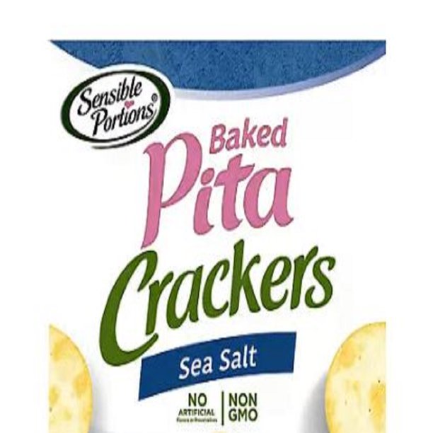 Sensible Portions Pita Crackers Sea Salt, 20 oz.