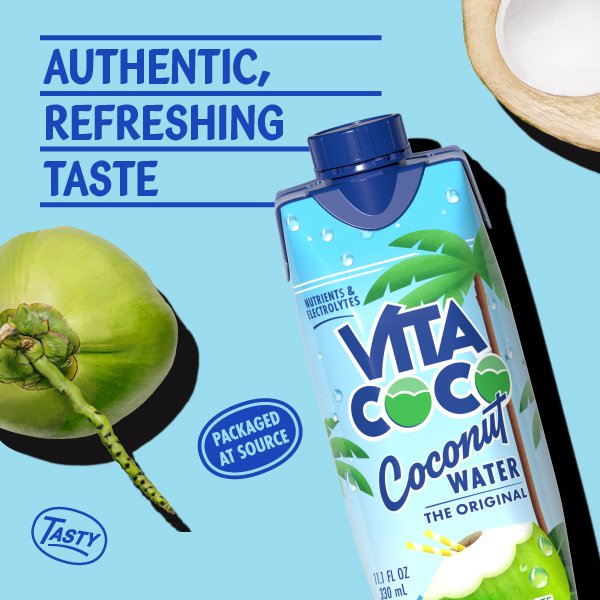 Vita Coco Coconut Water (11.1 fl. oz., 18 pk.)