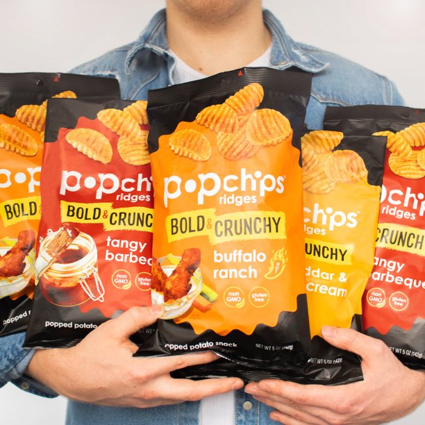 Popchips Bold & Crunchy Ridges Variety Box (30 ct.)