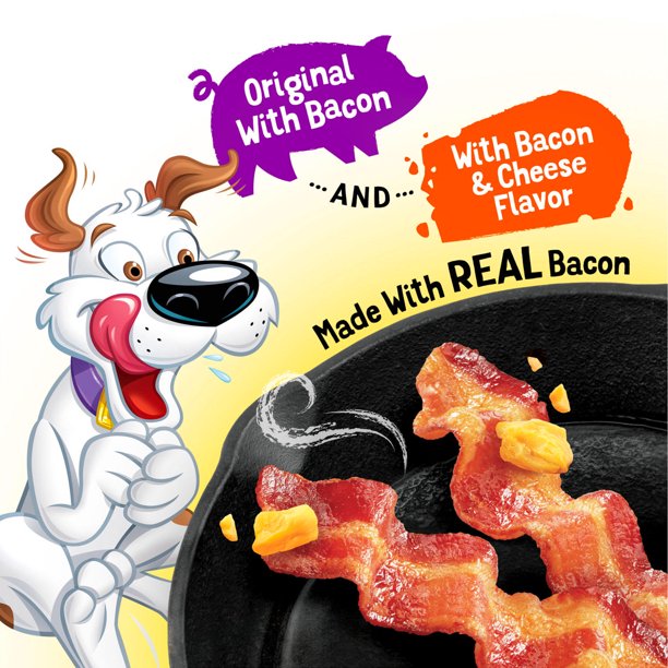 Purina Beggin' Strips Real Meat Dog Treats, Bacon & Bacon + Cheese Flavors (32 oz., 2 pk.)