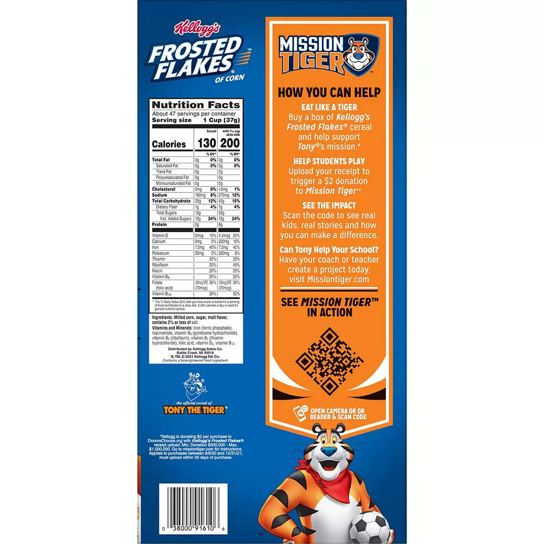 Kellogg's Frosted Flakes, 2 pk.