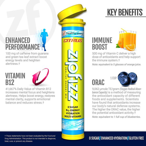 Zipfizz Energy Drink Mix, Citrus (20 ct.)