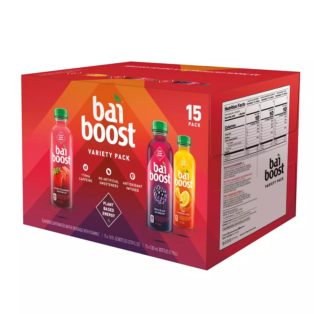 Bai Boost Variety Pack, 15 pk/18 fl. oz.