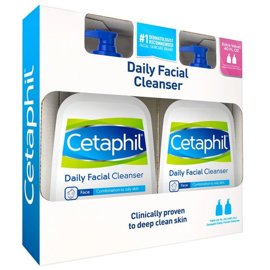 Cetaphil Daily Facial Cleanser (20 fl. oz., 2 pk.)