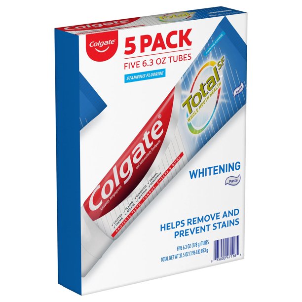 Colgate Total Whitening Toothpaste (6 oz., 5 pk.)