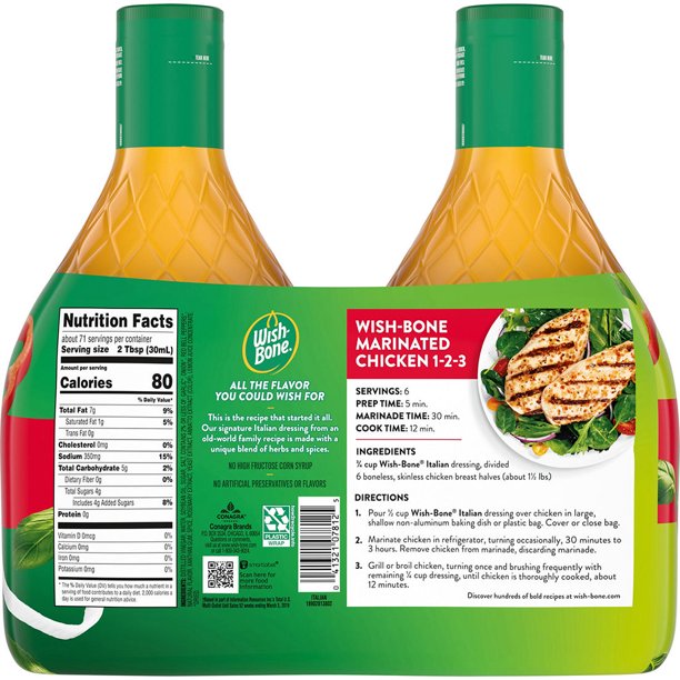 Wish-Bone® Italian Dressing (36 oz., 2 pk.)